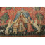 Hand-Knotted High-Quality Rust and Green Area Rug