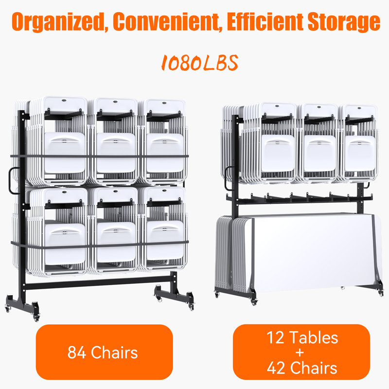 194cm H x 87cm W Utility Cart