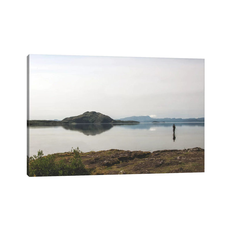Fly Fishing - Wrapped Canvas Print, 66.04 cm H x 45.72 cm W x 3.175 cm D