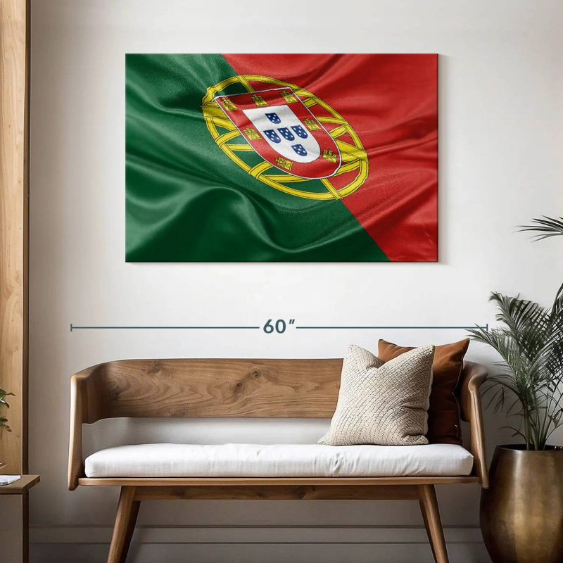 Drapeau national du Portugal, H 30 po x l 45 po