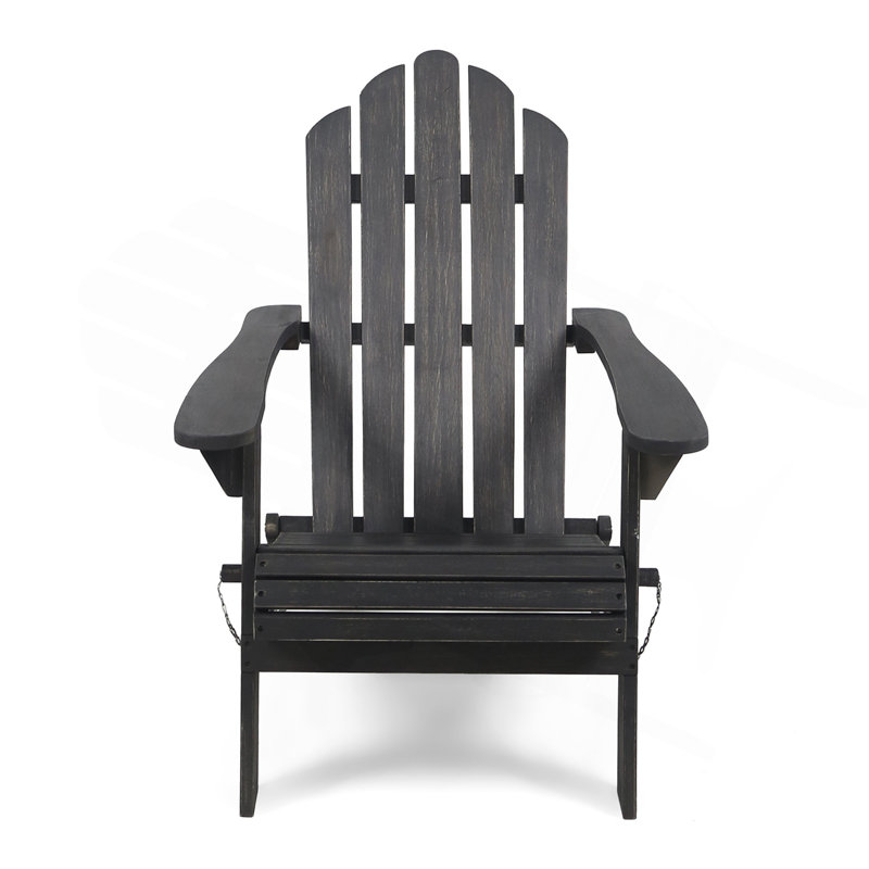 CHAISE ADIRONDack HOLLYWOOD PLIABLE, Gris foncé