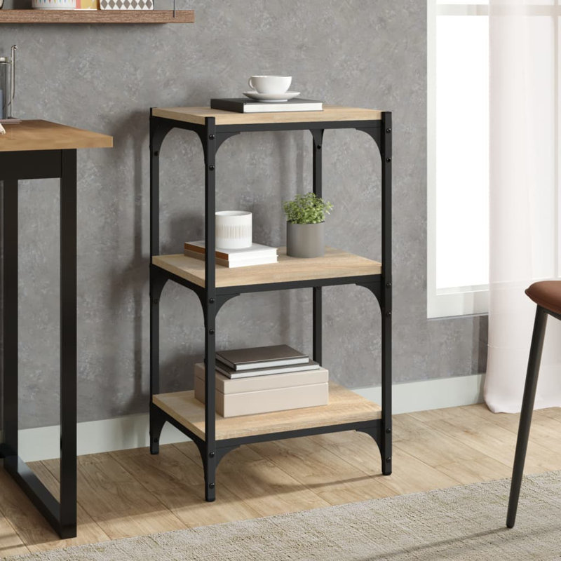 Casebier 70.5cm H Standard Bookcase, Light Brown, 70.5cm H x 40cm W x 33cm D