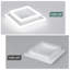 Plafonnier DEL carré moderne, luminaires de couloir