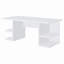 Bureau d'écriture blanc à 4 tablettes