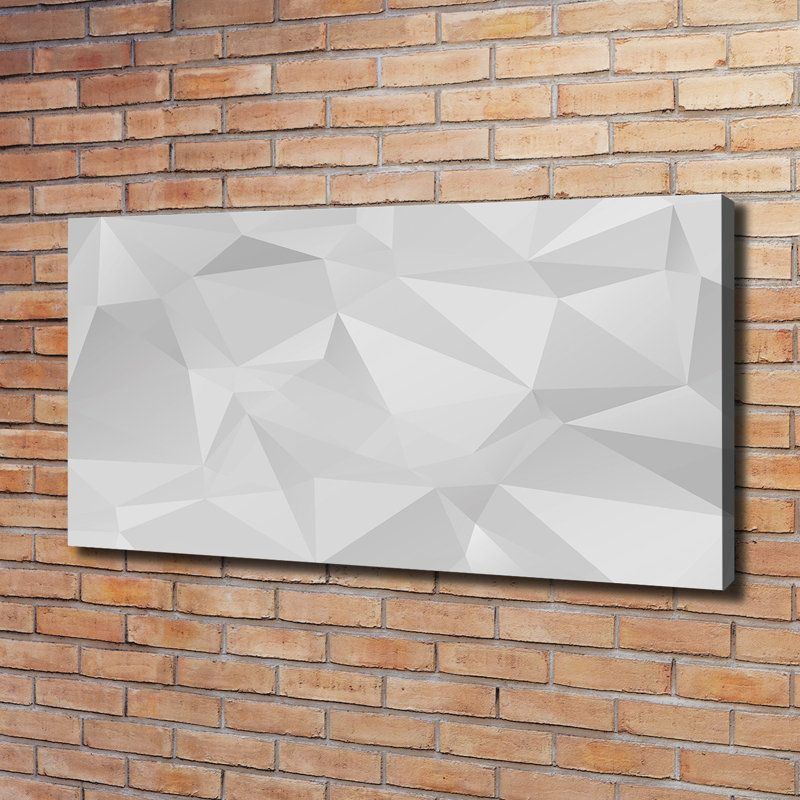 Abstraction Triangles - No Frame Print on Canvas