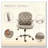 Luxury Tufted Office Chair With 360 Degree Swivel For Home And Office