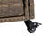 Outdoor Wicker Bar Cart, Patio Wine Serving Cart W/Wheels, Rolling Rattan Beverage Bar Counter Table W/Glass Top-576794682