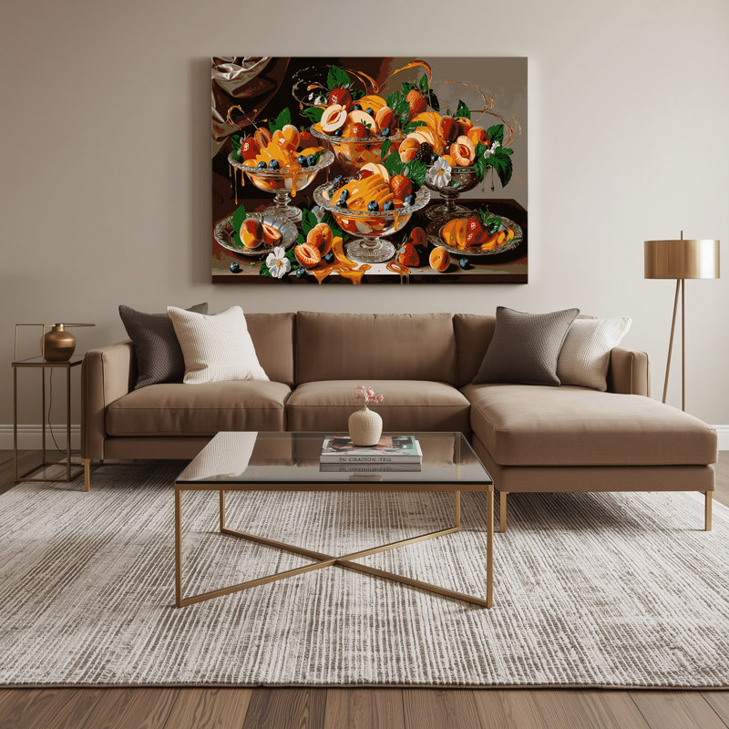 Art mural sur toile Desserts, H 11 po x l 14 po