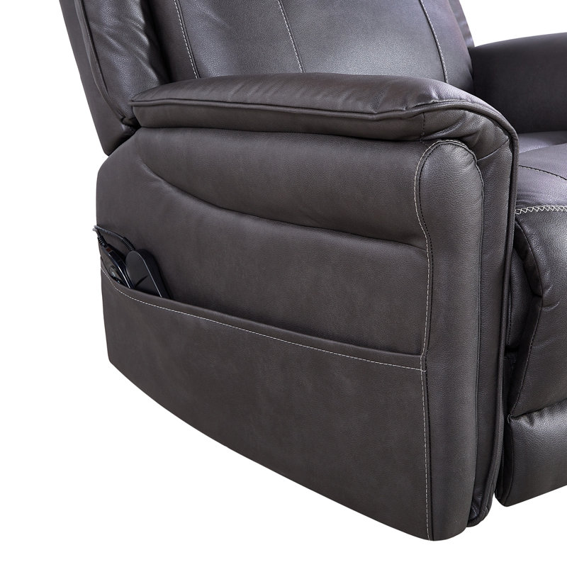 Fauteuil inclinable à bascule motorisé et pivotant à 240 degrés à position infinie, Gris