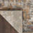 Abstract Machine Made Power Loom Polyester/Polypropylene Area Rug in Gray/Ivory/Golden Beige-461953330