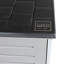 Charles Bentley 140cm W 117L Water Resistant Plastic Lockable Deck Box in Grey/ Black
