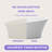 67 in. x 30 in. Solid Surface Freestanding Flatbottom Soaking Bathtub with Overflow in Matte White-125475460