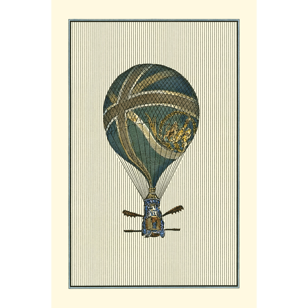 Leinwandbild Vintage Ballooning IV von Vision Studio