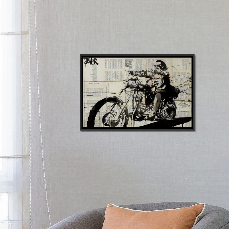 « avenant », impression sur toile tendue, H 18 po x l 26 po x P 1,5 po, Toile avec cadre noir, Pas de tapis