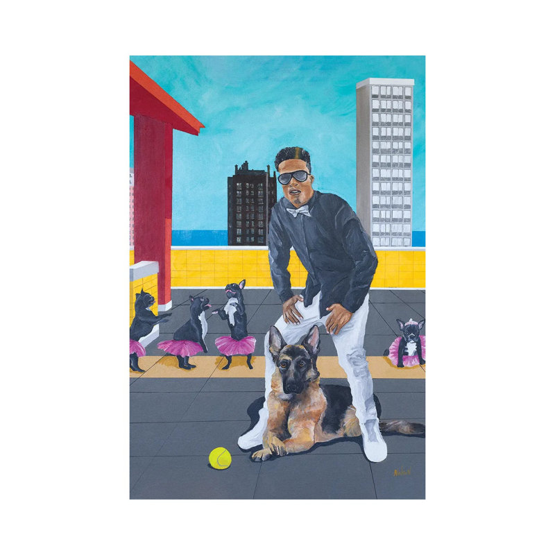 Trey Donovan by Dan Nelson - Wrapped Canvas Painting, 66.04 cm H x 45.72 cm W x 1.91 cm D