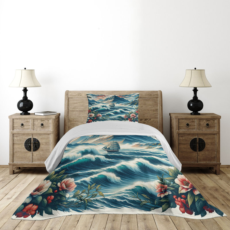 Polyester Coverlet, Twin Coverlet + 1 Standard Shams