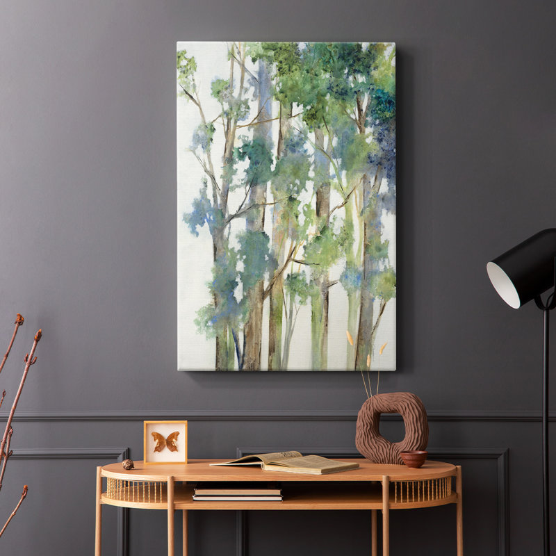 Vent dans les arbres - Cavas enveloppés de galerie, H 36 po x l 24 po