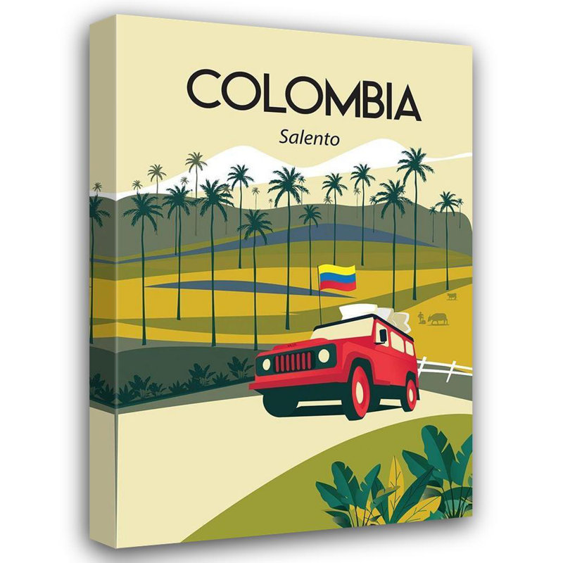 Art encadré sur toile Bay Isle Home ™, cadre encadré, colombie, H 24 po x l 17 po