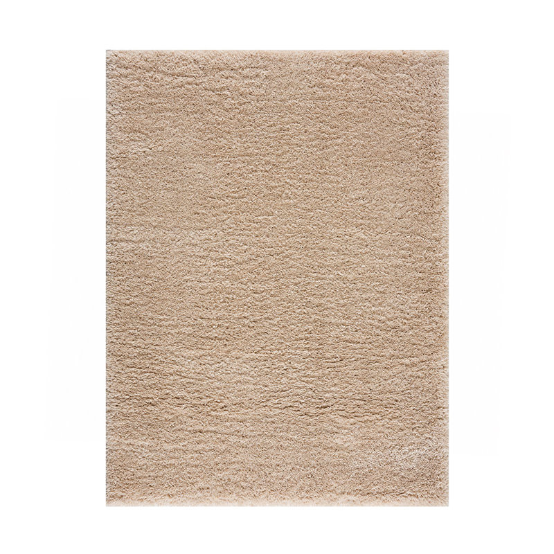 Super Soft Polyester Shag Area Rug, Rectangle 5'3" x 7'