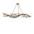 72" Long Winter Solstice 11 Light Chandelier