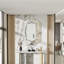 Briahna Glass Oval Wall Mirror-1164902790