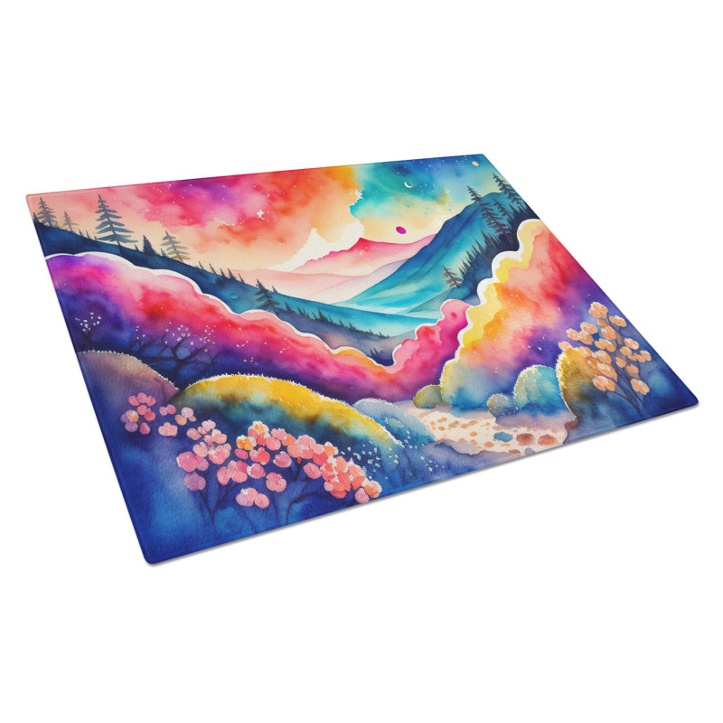 Brunia in Colour Glass Cutting Board Large