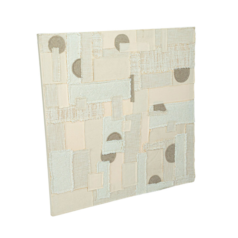 Abstract Wall Decor on Solid Wood
