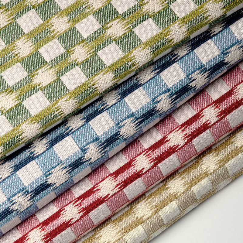 Granville Weaves Fabric, Beige/White