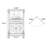 Beige Manufactured Wood Corner cabinet