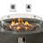 Langport Concrete Propane Fire Pit Table-1272951543