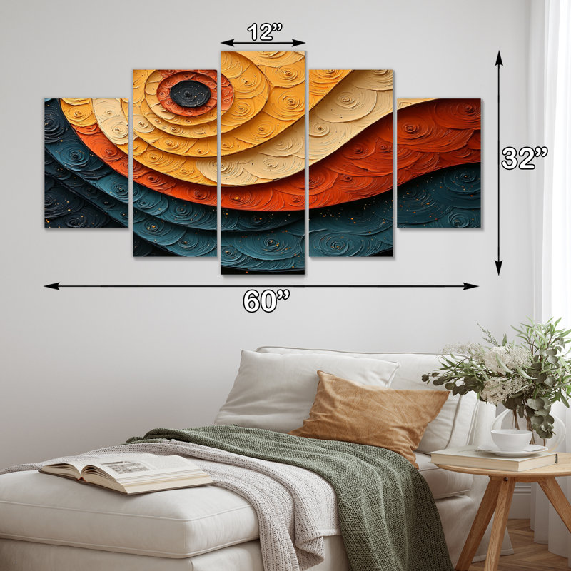 Dailon - spirales abstraites - Art mural moderne