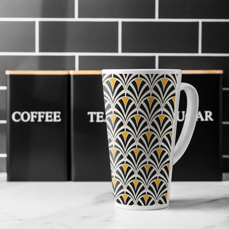Shells Geometric Latte Mug