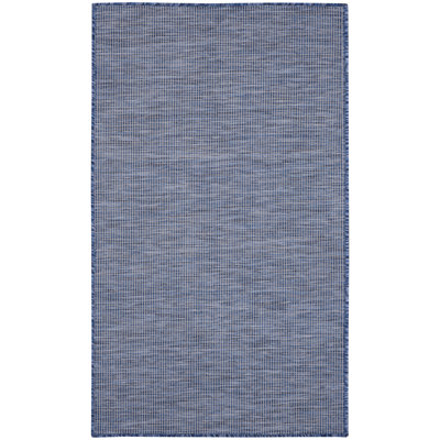 Tapis bleu marine Minica