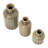 Sebring Round Embossed Stoneware Vases with Matte Finish and Reactive Glaze