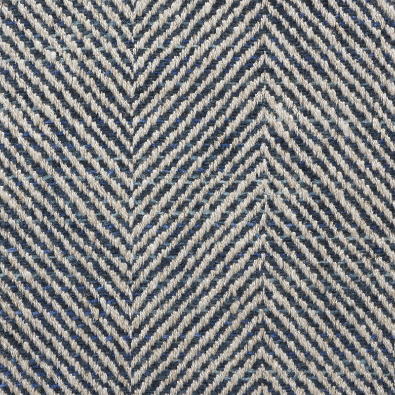 Herringbone Fabric, Indigo
