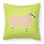Coussin décoratif d’extérieur en tissu éclectique mouton check-23813533-48710772
