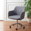 Chaise de bureau en lin