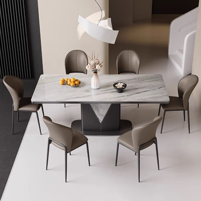 Kero 4 - Person Pedestal Dining Set, 29.53"H x 63"L x 31.5"W, 5