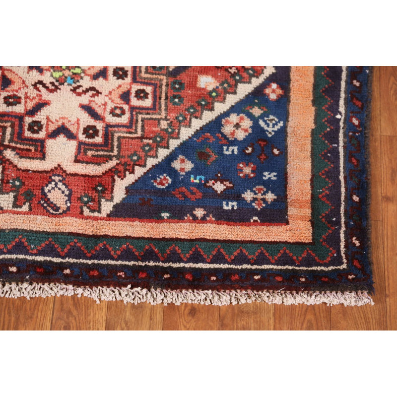 Tapis traditionnel tribal en laine à motif géométrique 3 x 5