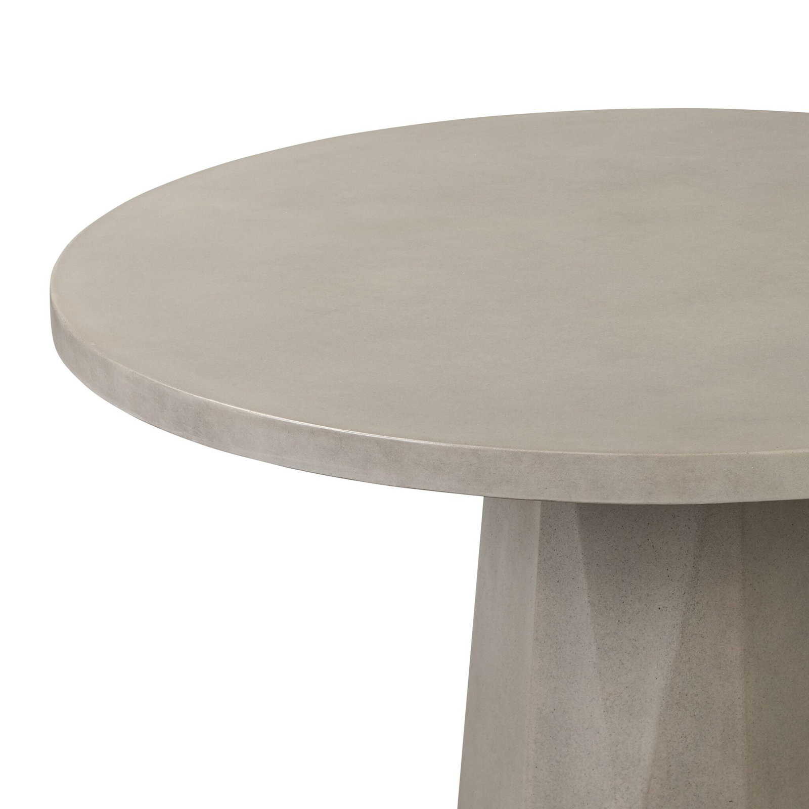 Clemmie 60" Patio Dining Table, 30.25" H x 42" W x 42" D, Gray