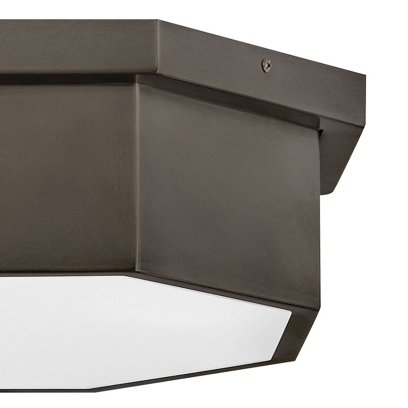 Facet 3 - Light Flush Mount, Black Oxide