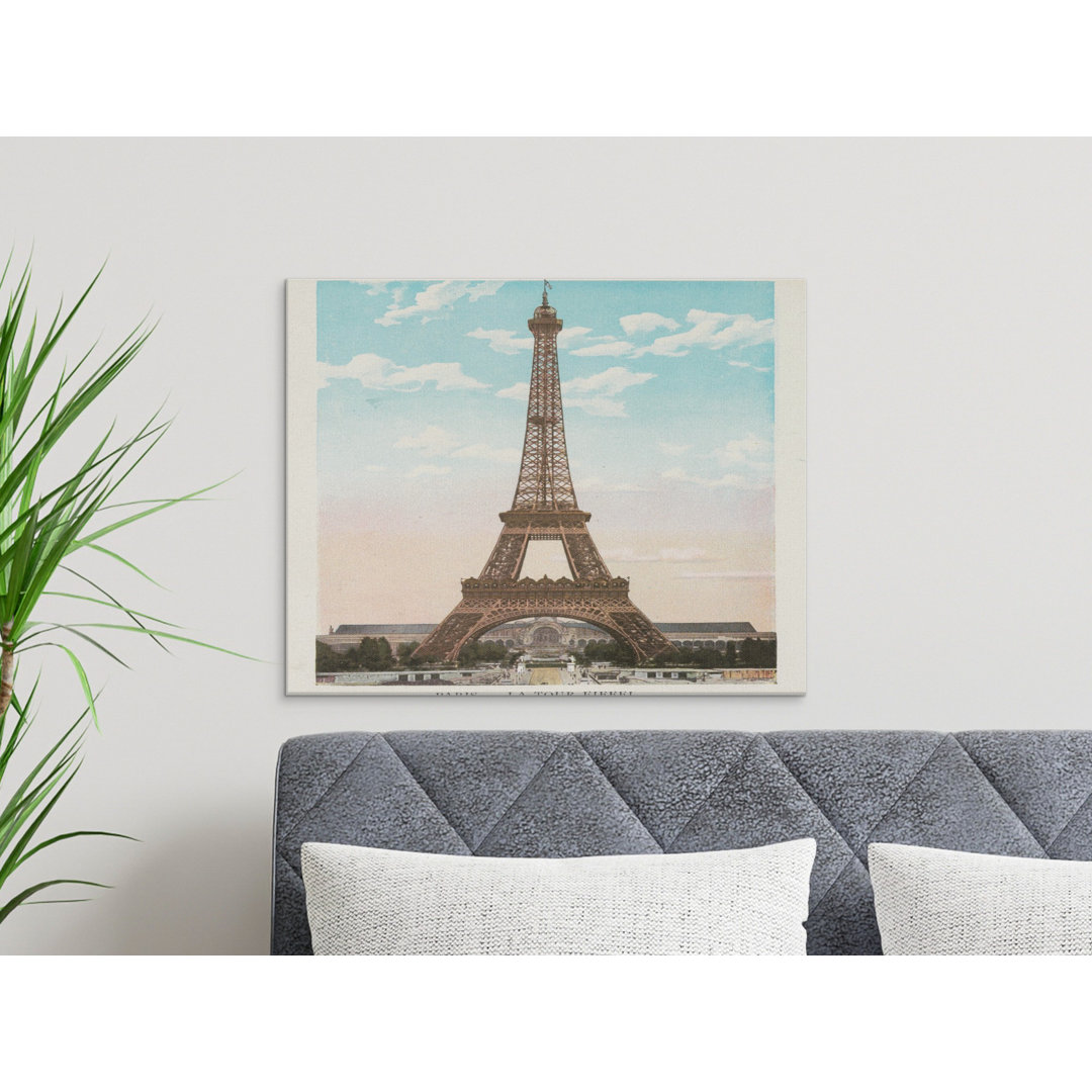 Eiffel Tower Canvas Wall Art, Paris Landmark, Gallery Wrapped Canvas Print, Ready to Hang, Archival Quality, Parisian Home Decor