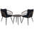 3 - Piece Seating Group With Glass Top Table-486731123-486731120