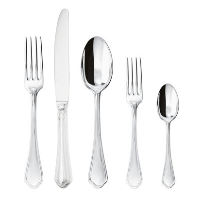 Filet Toiras 5 - Piece Stainless Steel Flatware Set - Service for 1