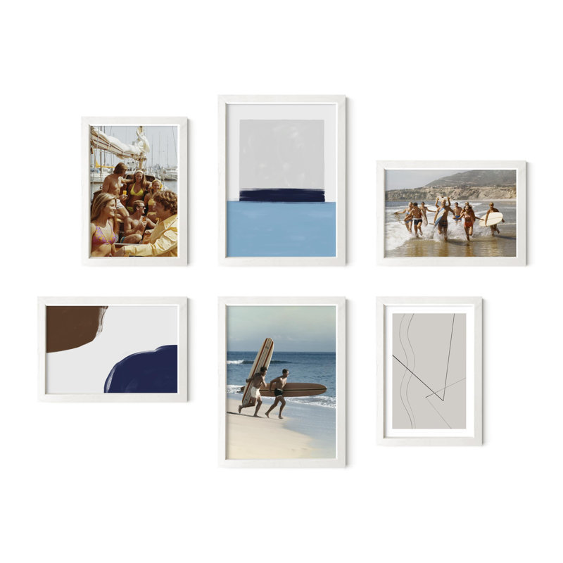 Cadres photos pour mur de galerie, Blanc