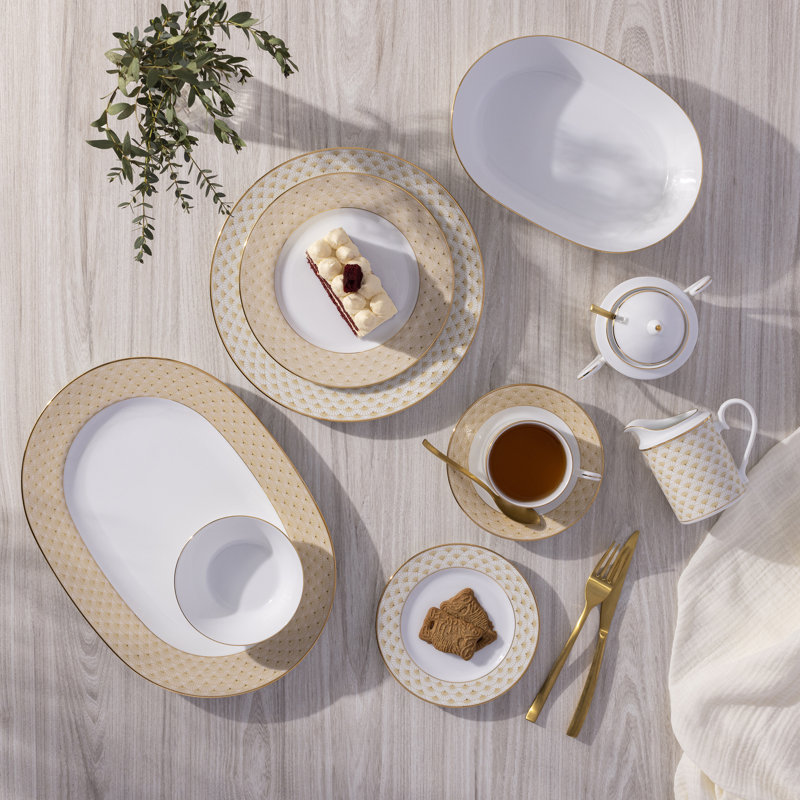 Ensemble sucrier et pot à crème Noritake Trocadero
