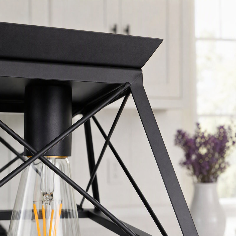 Lustre linéaire noir mat 32 lumières à 5 lumières 32 po, ferme moderne en métal, Noir mat