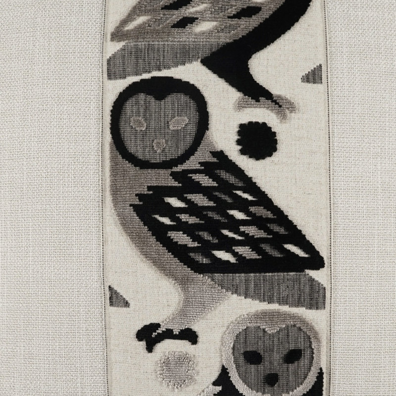 Coussin Otus, Jais, Carré 22 po