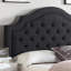 Linen Upholstered Bed with Adjustable Headboard and Button Tufting-1750166696-1750166697