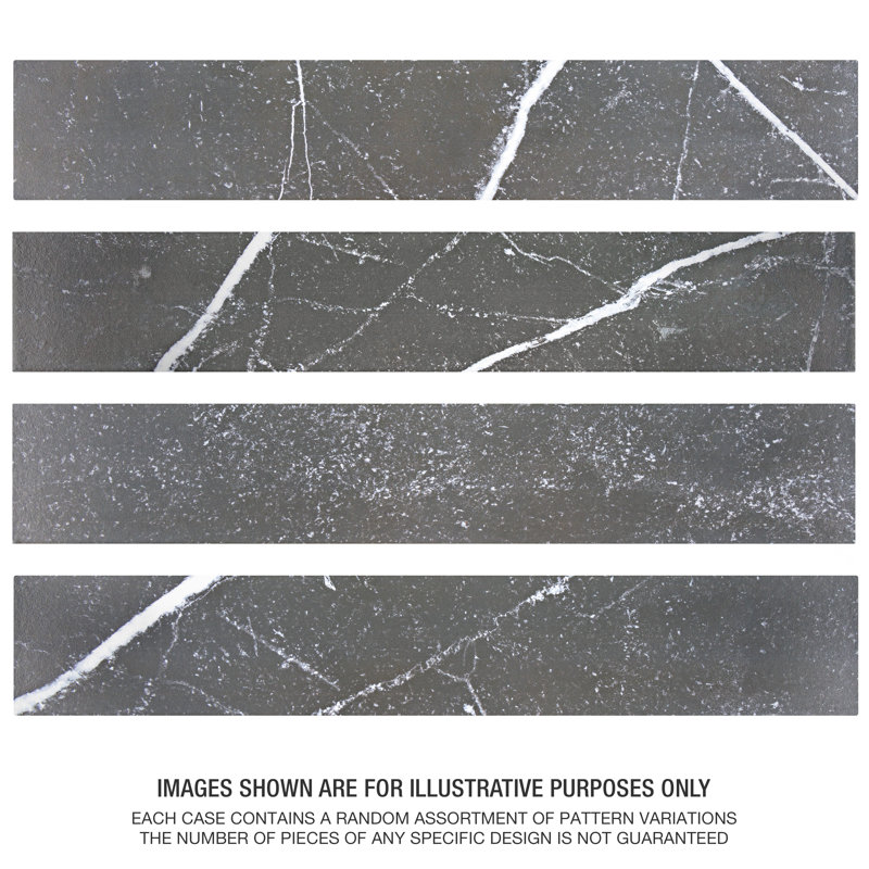 Tinos 3" x 17" Porcelain Look Wall & Floor Tile